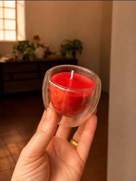 Vela aromática de morango e champanhe Acácia